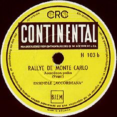Continental Label - Record Made in Holland