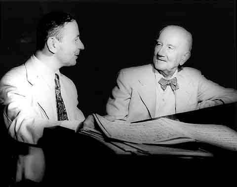 Edward Kilenyi and his teacher Ernst von Dohnanyi in Florida.