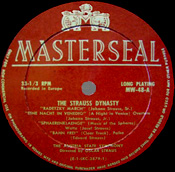 Early Masterseal Label