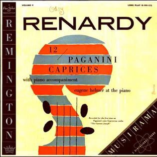 Paganini Caprices performed by Ossy Renardy with Eugene Helmer at the piano.