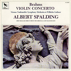 Albert Spalding Violin Concerto Johannes Brahms The Remington Series