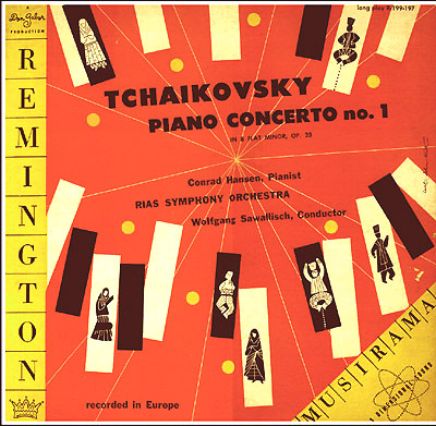 Curt John Witt cover for Tchaikovsky Piano Concerto with Conrad Hansen on Remington